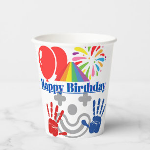 Clown : Happy Birthday Paper Cups