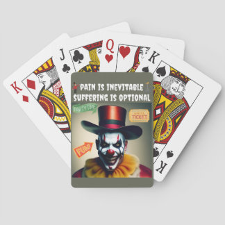 Clown Happy Playing Cards