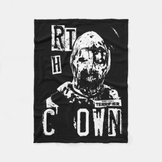 Clown Horror Horror Clown Bloody Face Contrast Fleece Blanket