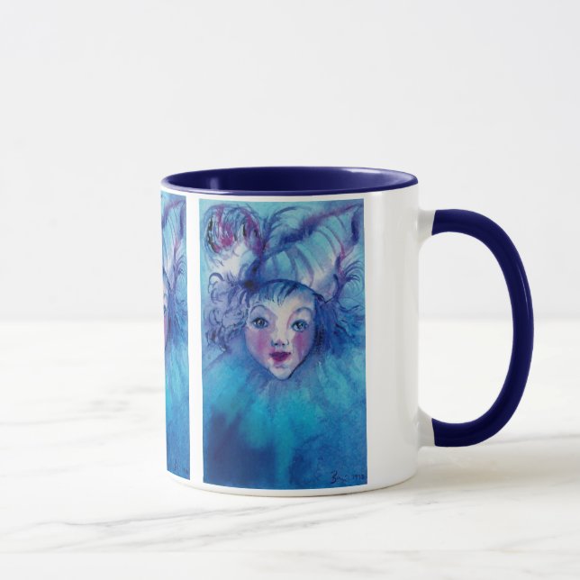 CLOWN IN BLUE MUG (Right)