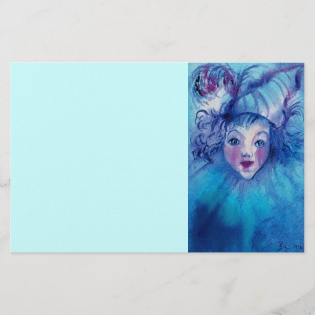 CLOWN IN BLUE STATIONERY (Front)