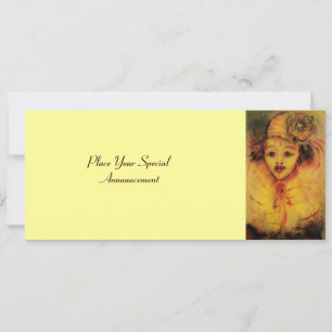 CLOWN IN YELLOW ANNOUNCEMENT