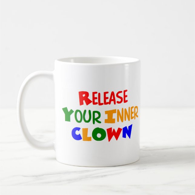 clown, inner coffee mug (Left)