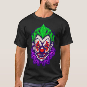 Clown Joker Vampire Horror T-Shirt