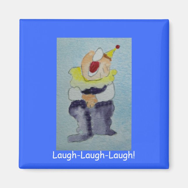 Clown Laughing Magnet (Front)