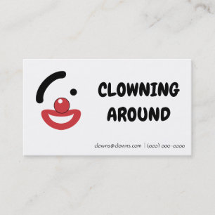 Clown Logos Business Card
