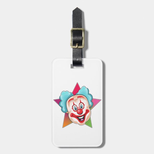 Clown Luggage Tag (Front Vertical)