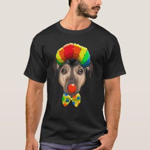 Clown Manchester Terrier Circus Dog T-Shirt