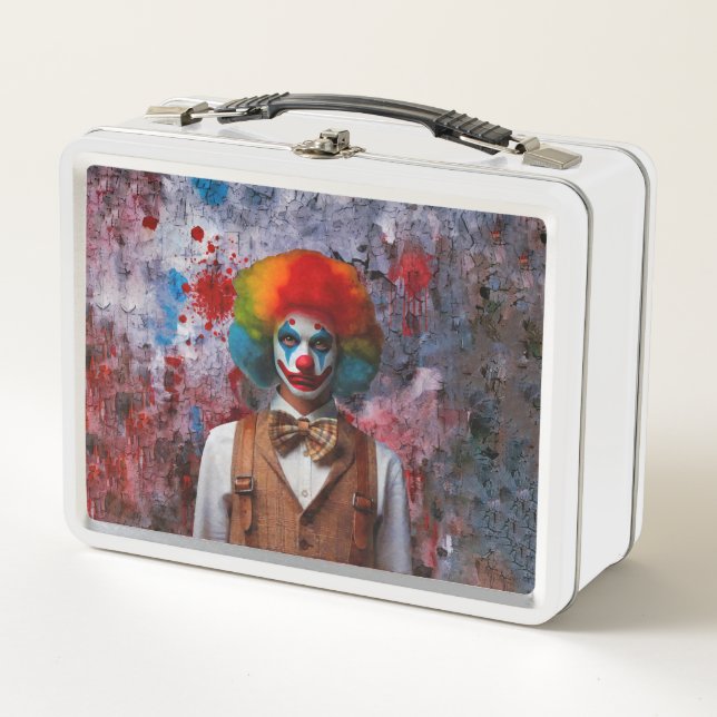 Clown Metal Lunch Box (Front)