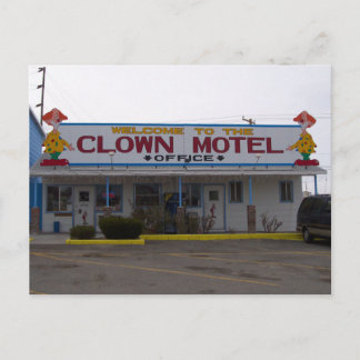 Clown Motel Postcard