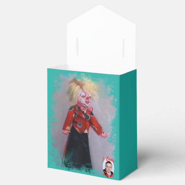 Clown/Pallaso/Clown Favour Box (Opened)