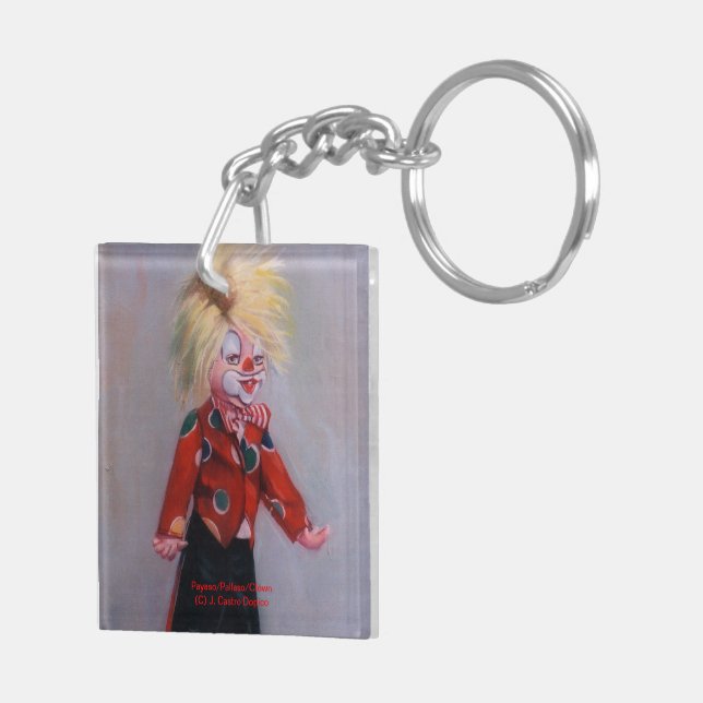 Clown/Pallaso/Clown Key Ring (Back Right)