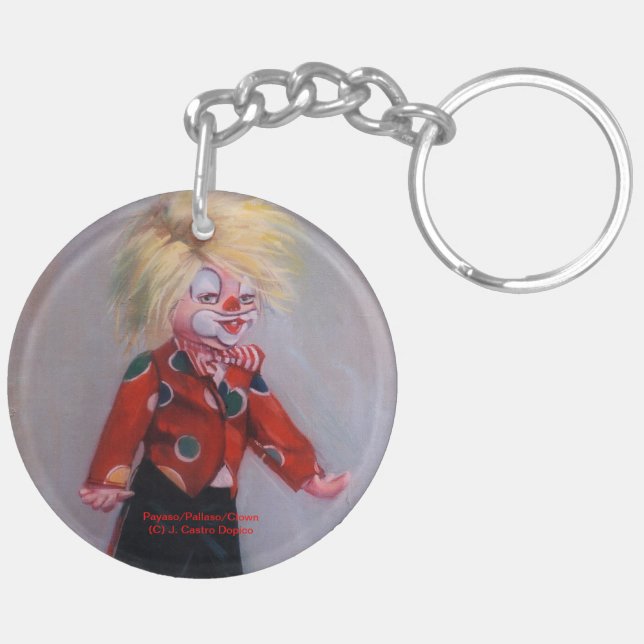 Clown/Pallaso/Clown Key Ring (Back Right)