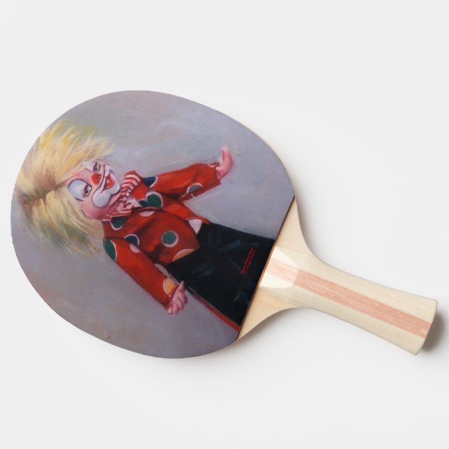 Clown/Pallaso/Clown Ping Pong Paddle (Side)