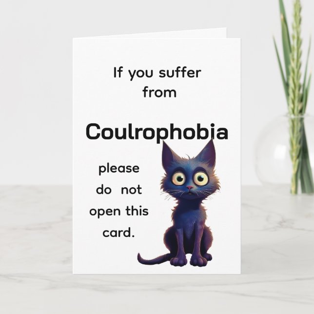 Clown phobia Humor  Card (Front)