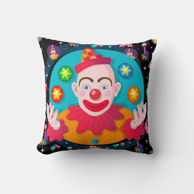 clown pillow (Front)