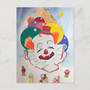 Clown Postcard