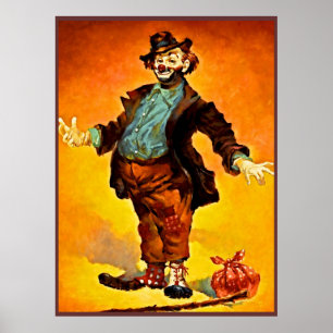Clown poster painting  14