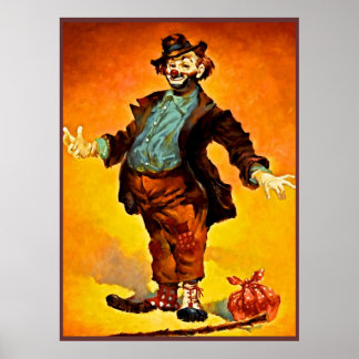 Clown poster painting  14