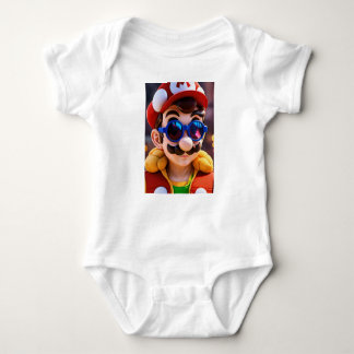 "Clown Prince of Darkness: Gothic Joker Emblem" Baby Bodysuit