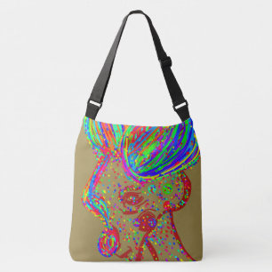 Clown Reindeer Crossbody Bag