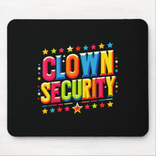 Clown Security Halloween Costume Mouse Pad