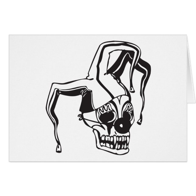 Clown Skull (Front Horizontal)