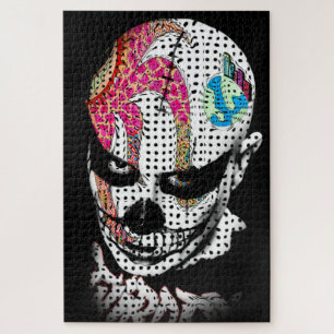 Clown Skull Jigsaw Puzzle
