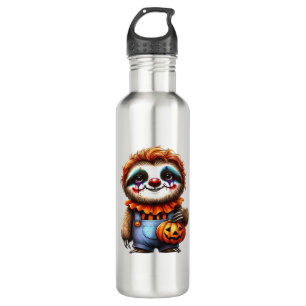 Clown Sloth Halloween Oversized T-Shirt 710 Ml Water Bottle