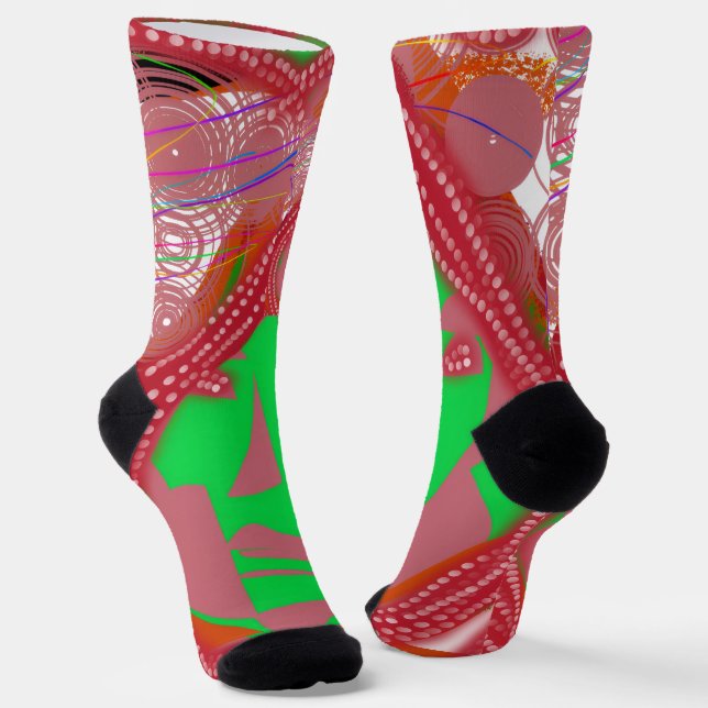 Clown Steampunk Socks (Angled)