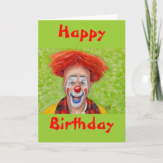 Clown Steven Daniel Copeland Card (Front)