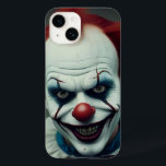 clown themed barely there iPhone case<br><div class="desc">Creepy clown Barely There iPhone 14 case</div>