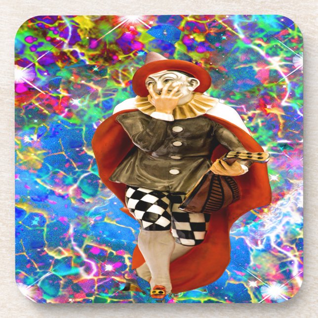 Clown Troubadour Coaster (Front)