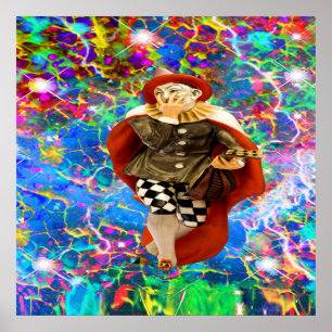 Clown Troubadour Poster