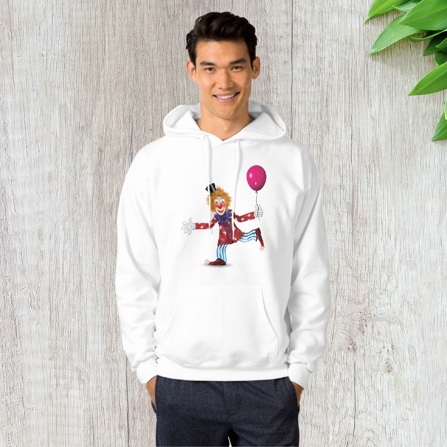 Clown With A Balloon Mens Hoodie (Creator Uploaded)