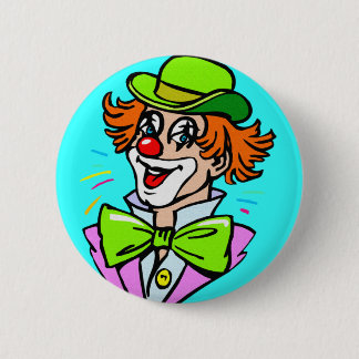 CLOWN WITH HAT BUTTON