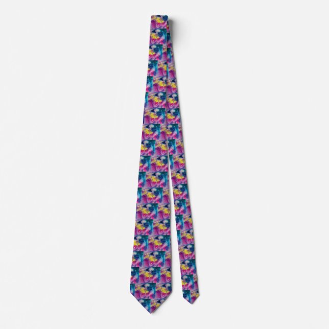 CLOWN WITH OWL IN THE NIGHT TIE (Front)
