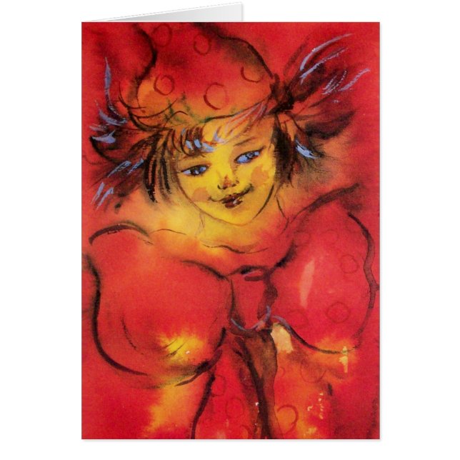 CLOWN WITH RED RIBBON (Front)