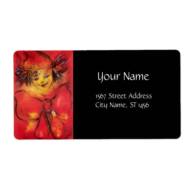 CLOWN WITH RED RIBBON (Front)