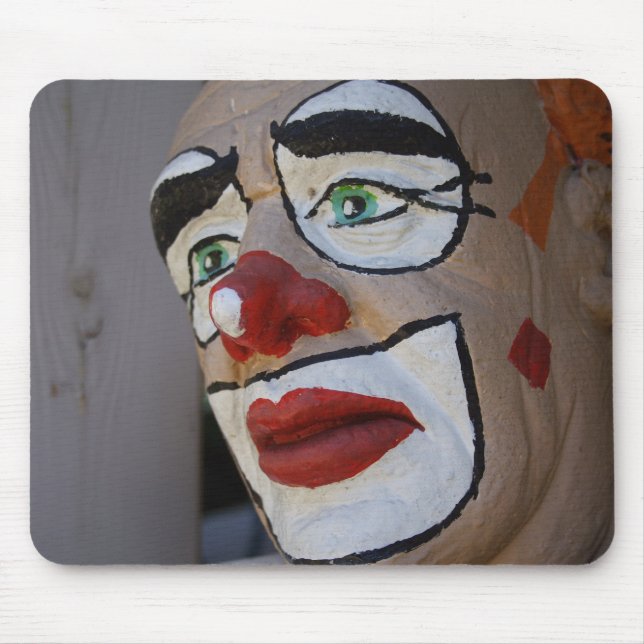 Clown With Sad Look Mouse Pad (Front)