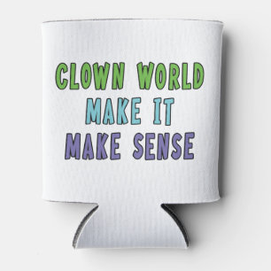 Clown World Ceramic Tile Can Cooler