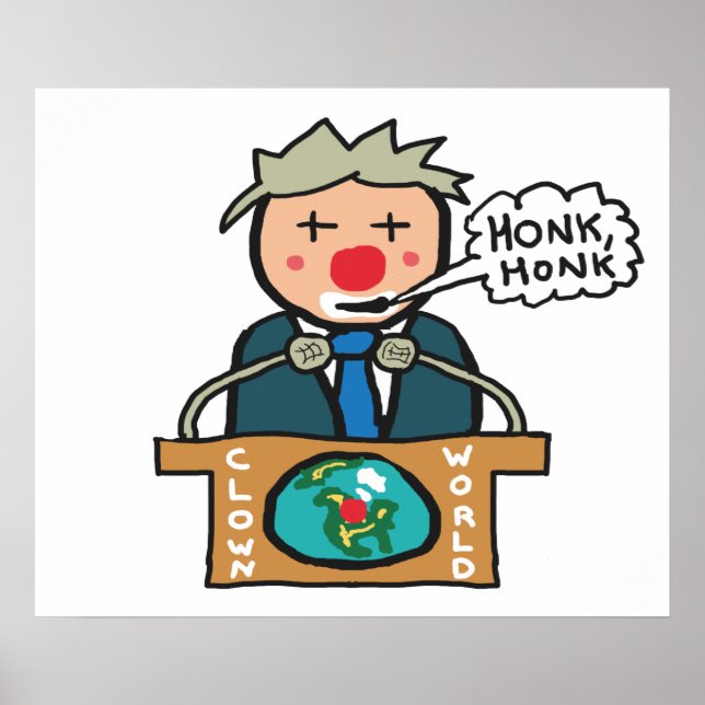 Clown World Honk Honk Poster (Front)