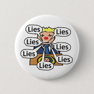 Clown World Lies 6 Cm Round Badge