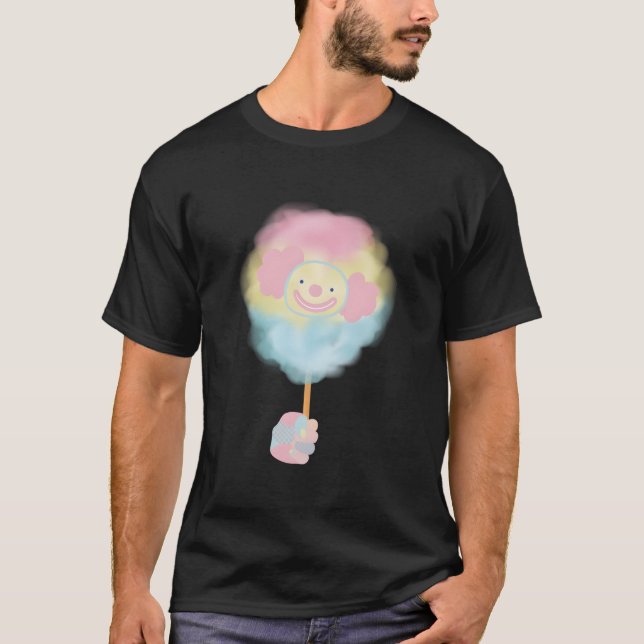 Clowncore Clown Cotton Candy T-Shirt (Front)