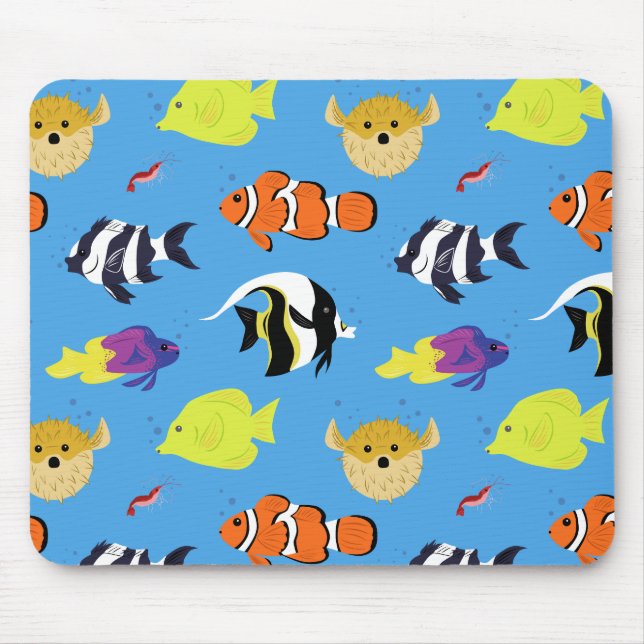 Clownfish and Friends Mouse Pad (Front)