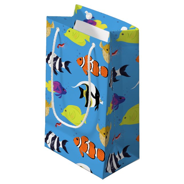 Clownfish and Friends Small Gift Bag (Front Angled)