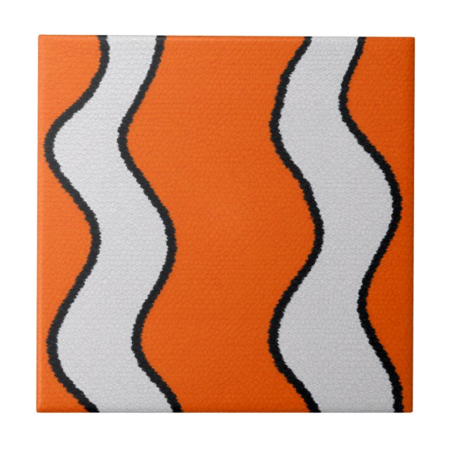 Clownfish Animal Pattern Ceramic Tile (Front)