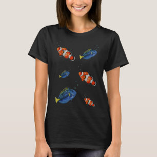 Clownfish & BlueTang fish T-Shirt