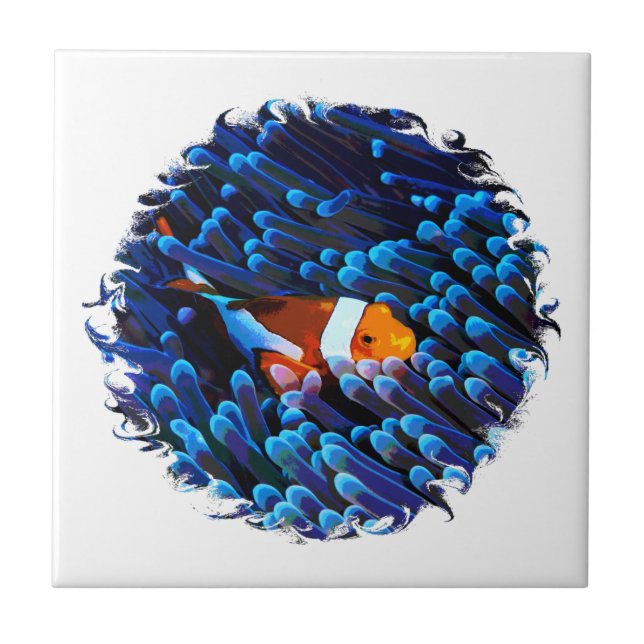Clownfish Ceramic Tile (Front)