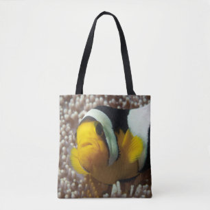 Clownfish - Close-Up! So cute - Nemo in Anemone Tote Bag